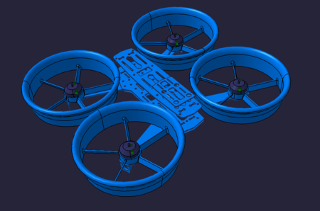 Modelo 3d de 5.000 en cw & ccw Ángulo estator de los motores del ventilador para impresoras 3d