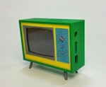  Working miniature television  3d model for 3d printers