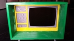  Working miniature television  3d model for 3d printers