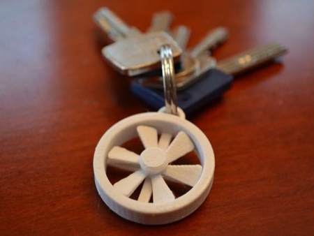  Key chain propeller  3d model for 3d printers