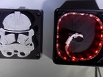 Modelo 3d de Stormtrooper de luz led/lámpara de noche para impresoras 3d