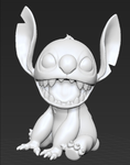 Modelo 3d de Stitch [lilo y stitch] para impresoras 3d