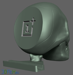 Modelo 3d de Oneplus cráneo de pie para impresoras 3d