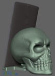  Oneplus skull stand  3d model for 3d printers