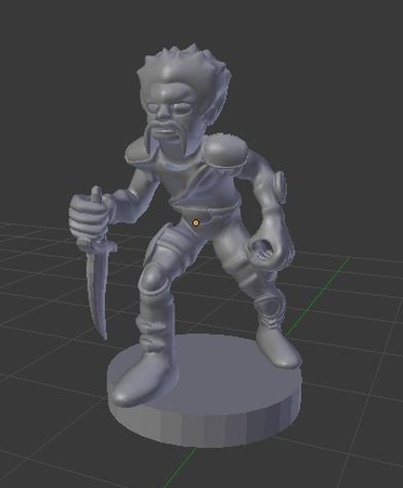  Murder halfling  3d model for 3d printers