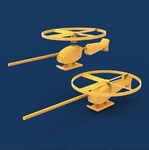  Flying helicopter toy  3d model for 3d printers