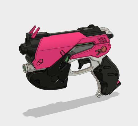 Modelo 3d de Dva pistola (de supervisión) [sÓlido] para impresoras 3d