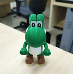 Modelo 3d de Yoshi de mario juegos - multi-color para impresoras 3d