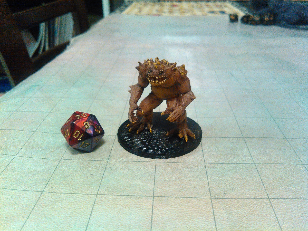 Toad demon 3d model for 3d printers free