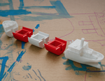  Cas - the modular xyz-cube cargo ship  3d model for 3d printers