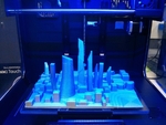 Modelo 3d de Skyline de la ciudad para impresoras 3d