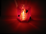  Spider's web led candle holder  3d model for 3d printers