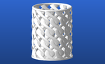  Spiral pot  3d model for 3d printers