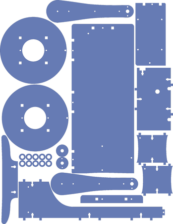 Printrbot 1405 XL Tower. Printable STL Version