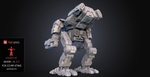 Modelo 3d de Fanart battletech marauder modelo 3d kit de montaje para impresoras 3d