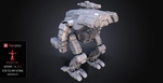 Modelo 3d de Fanart battletech marauder modelo 3d kit de montaje para impresoras 3d