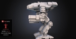 Modelo 3d de Fanart battletech marauder modelo 3d kit de montaje para impresoras 3d