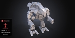 Modelo 3d de Fanart battletech marauder modelo 3d kit de montaje para impresoras 3d