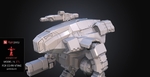 Modelo 3d de Fanart battletech marauder modelo 3d kit de montaje para impresoras 3d