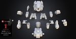  Fanart battletech marauder 3d model assembly kit  3d model for 3d printers