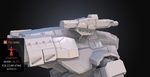 Modelo 3d de Fanart battletech marauder modelo 3d kit de montaje para impresoras 3d