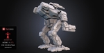 Modelo 3d de Fanart battletech marauder modelo 3d kit de montaje para impresoras 3d