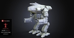 Modelo 3d de Fanart battletech marauder modelo 3d kit de montaje para impresoras 3d