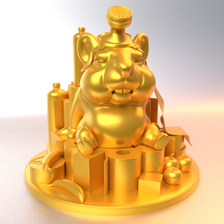  Hamsterer of the year award ;)  3d model for 3d printers