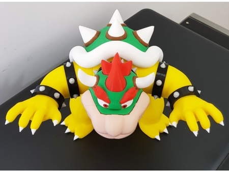 Modelo 3d de Bowser de mario juegos - multi-color para impresoras 3d