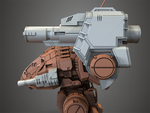 Modelo 3d de Mechwarrior catapulta modelo de ensamblaje de guerra para impresoras 3d