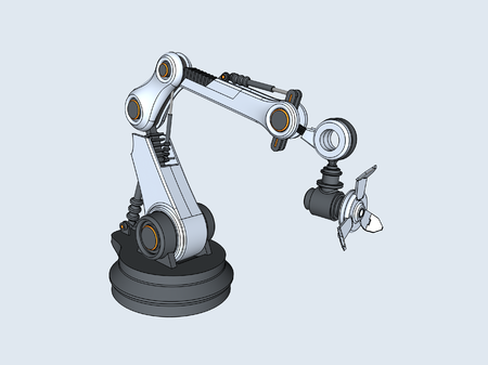  Robot arm  3d model for 3d printers