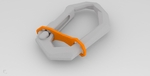  Cabiner key ring retainer  3d model for 3d printers