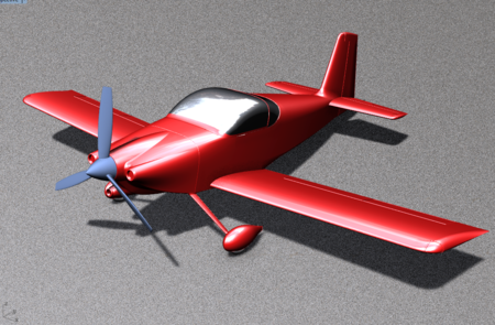 Van's RV-7 (High Resolution Assembly Model)