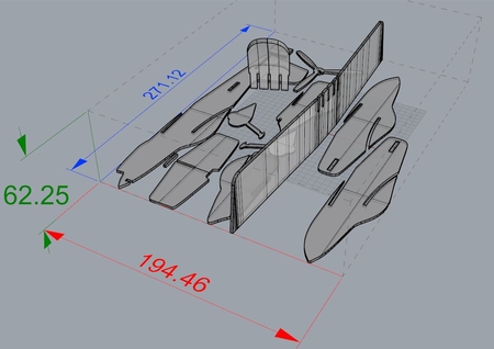 Van RV-7 Modelo de Ensamblaje