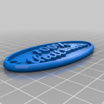  100% that bitch keychain  3d model for 3d printers