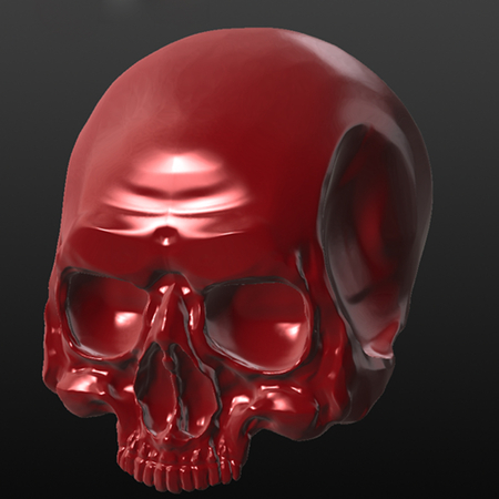  Skull  3d model for 3d printers