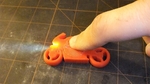  Motorcycle keychain with light  3d model for 3d printers