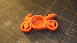  Motorcycle keychain with light  3d model for 3d printers