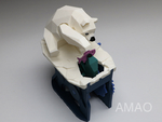  Polar bear with seal (automata)   3d model for 3d printers