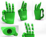  Hand experiment 101  3d model for 3d printers