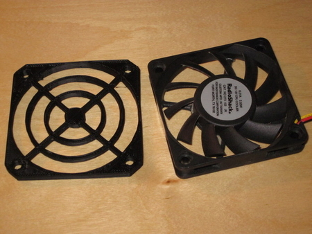 Parametric fan grille