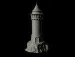  Dragon tower  3d model for 3d printers