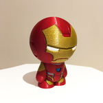 Modelo 3d de Ironman 5-color de la estatuilla para mulltimaterial impresión para impresoras 3d