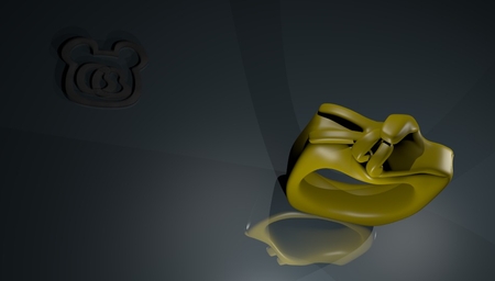 Modelo 3d de La paz anillo para impresoras 3d