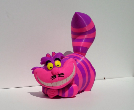 Modelo 3d de El gato de cheshire para impresoras 3d