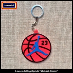 Modelo 3d de Michael jordan keychain para impresoras 3d