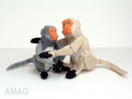  Bing-shen year of formosan macaques  3d model for 3d printers