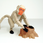  Bing-shen year of formosan macaques  3d model for 3d printers