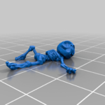  Skeletal zeta-reticulan casualty  3d model for 3d printers