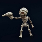  Skeletal zeta-reticulan minion  3d model for 3d printers